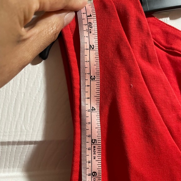 New York & Company Vibrant Red shorts jumper - Picture 5 of 12